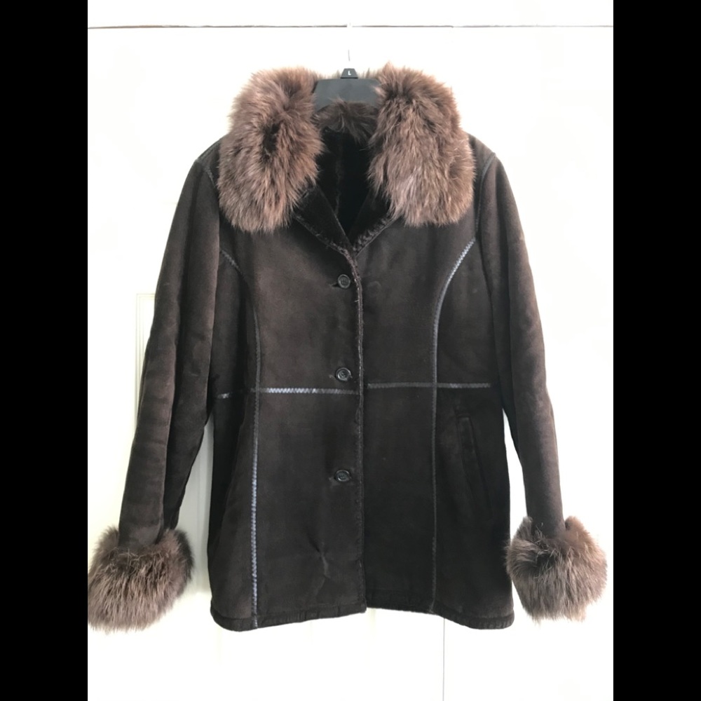 Marvin Richards Fur suede shearling
